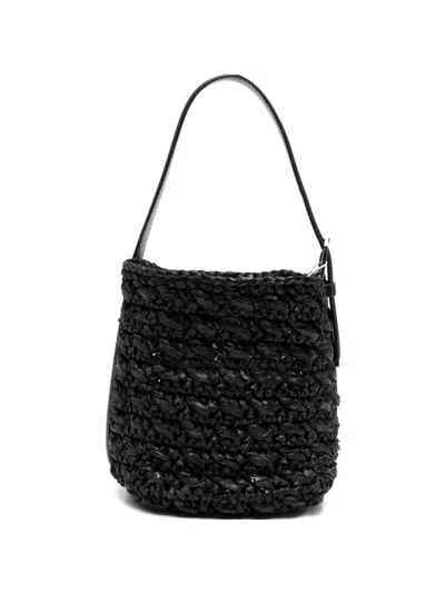 Totême Small Belt-strap Tote Bag In Black