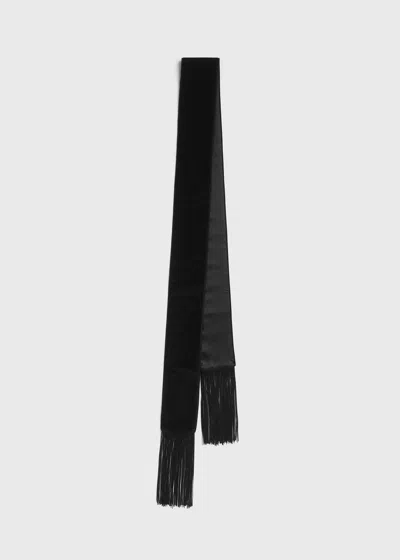 Totême Smoking Scarf Black