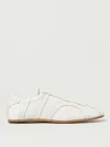 Totême Canvas And Leather Low-top Sneakers In White