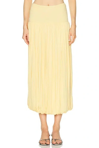 Totême Soft Gathered Skirt In Multi