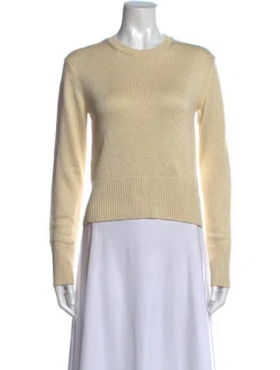 Pre-owned Totême Soft Silk Knit Silk Sweater W/ Tags In Neutrals