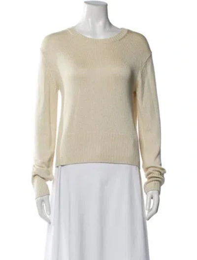 Pre-owned Totême Soft Silk Silk Sweater In Neutral