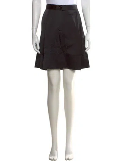 Pre-owned Totême Soft Tuxedo Skirt Mini Skirt In Black