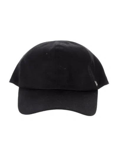 Pre-owned Totême Solid Baseball Cap  W/tags In Black