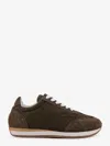 Totême Sport Nylon Sneakers In Brown