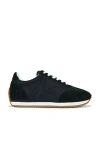 Totême Toteme Sneakers Made Of Recycled Nylon And Suede In Black