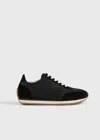 Totême Toteme Sneakers Made Of Recycled Nylon And Suede In Black