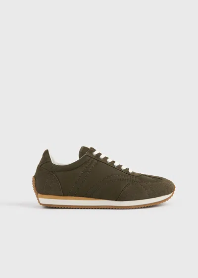 Totême Sport Sneakers Dark Olive In Green