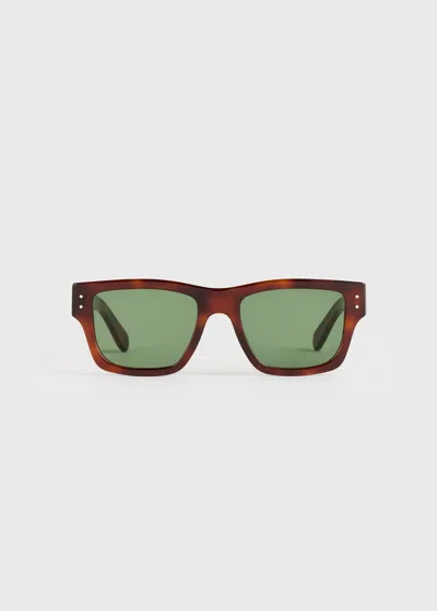 Totême Square Sunglasses Dark Havana