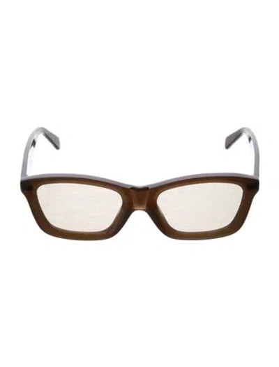 Pre-owned Totême Square Tinted Sunglasses In Brown