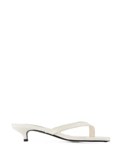 Totême Square-toe Leather Sandals In Multi