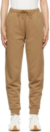 Totême Ssense Exclusive Tan Organic Cotton Lounge Pants In 837 Camel