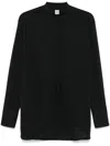 Totême Collar Shirt With Pleat And Strap Detail In Black
