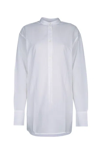 Totême Toteme Stand-collar Shirt In White