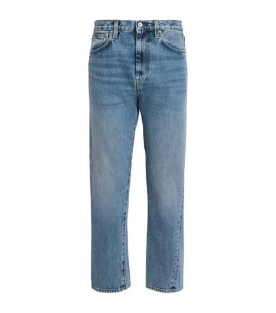 Totême Toteme Straight Ankle Jeans In Blue