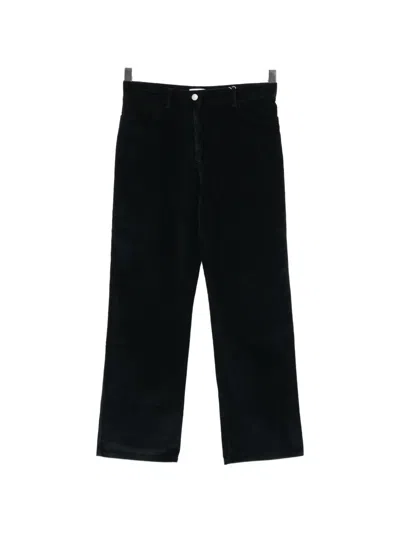 Totême Straight Cord Trousers In Black