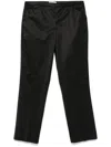 Totême Toteme Women Straight Cropped Trousers In Black
