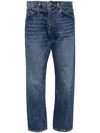 Totême Twisted Seam High-rise Straight-leg Organic-denim Jeans