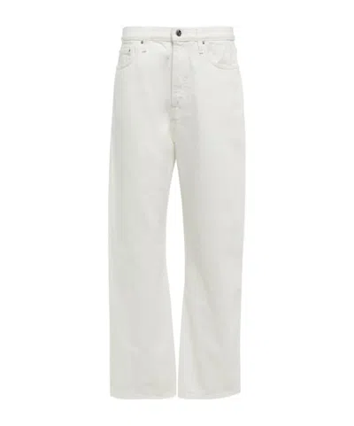 Totême Straight Jeans In White