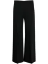 Totême Gerade Cropped-hose In Black