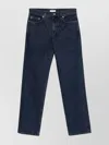 Totême Toteme Jeans With Logo Application In Blue