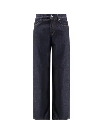Totême Straight-leg Jeans In Denim In Black