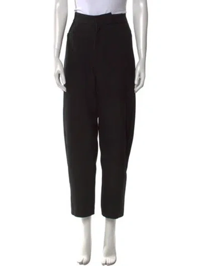 Pre-owned Totême Straight Leg Pants In Black