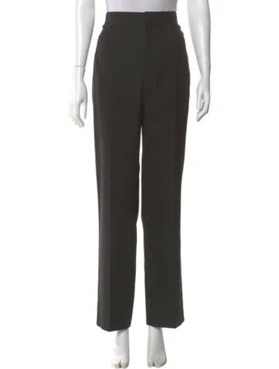 Pre-owned Totême Straight Leg Pants In Black