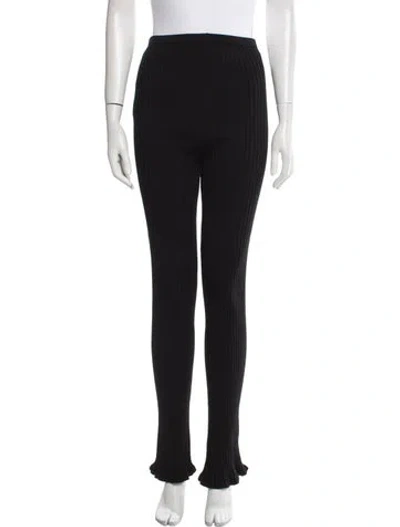 Pre-owned Totême Straight Leg Pants In Black