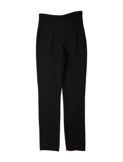 Pre-owned Totême Straight Leg Pants In Black