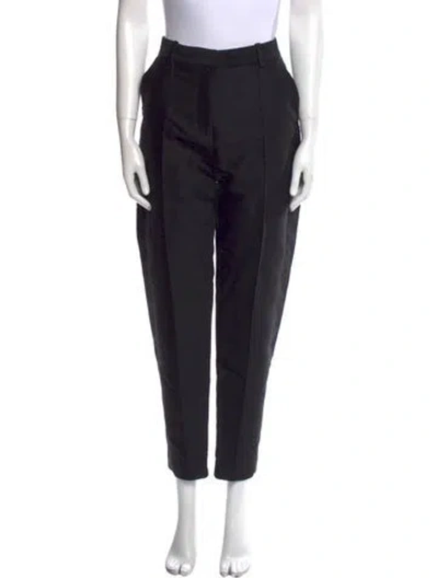 Pre-owned Totême Straight Leg Pants In Black