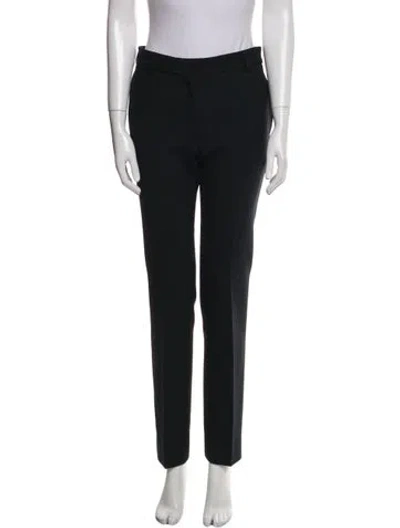 Pre-owned Totême Straight Leg Pants In Black