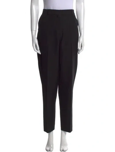 Pre-owned Totême Straight Leg Pants In Black