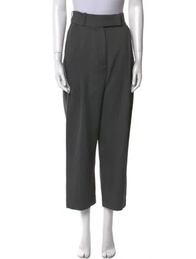 Pre-owned Totême Straight Leg Pants In Black