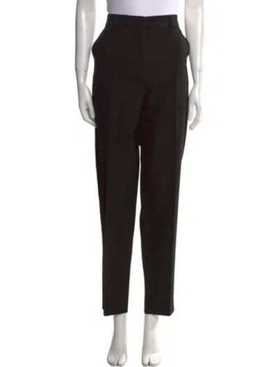 Pre-owned Totême Straight Leg Pants In Black