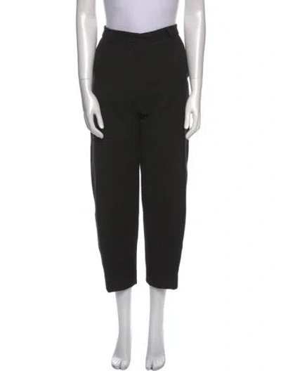 Pre-owned Totême Straight Leg Pants In Black