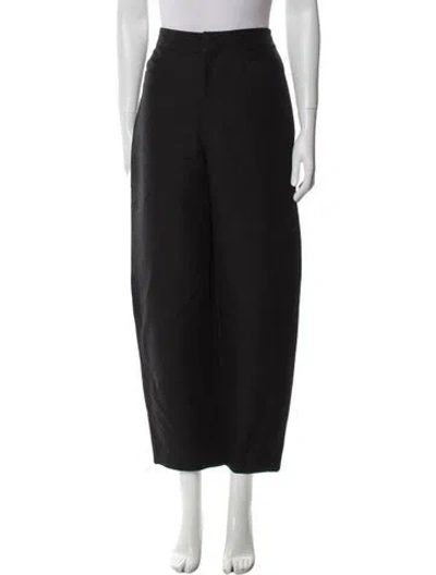 Pre-owned Totême Straight Leg Pants In Black