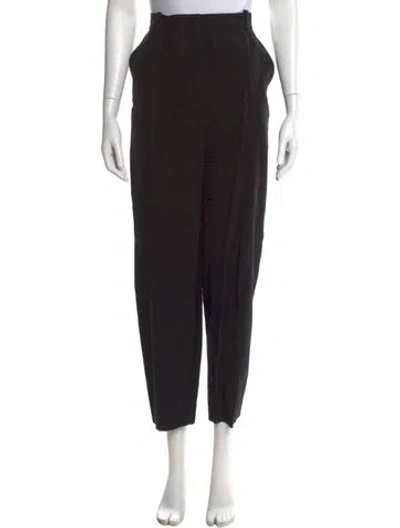 Pre-owned Totême Straight Leg Pants In Black