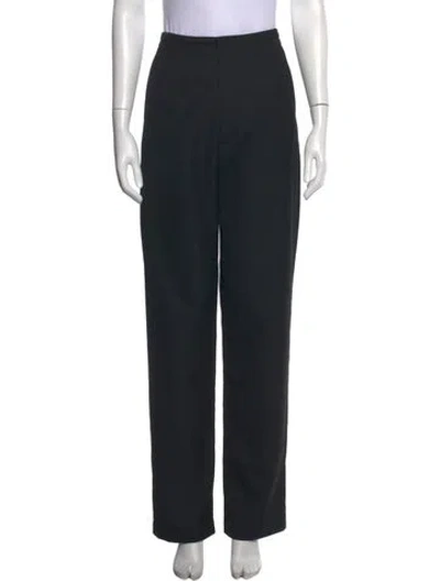 Pre-owned Totême Straight Leg Pants In Black