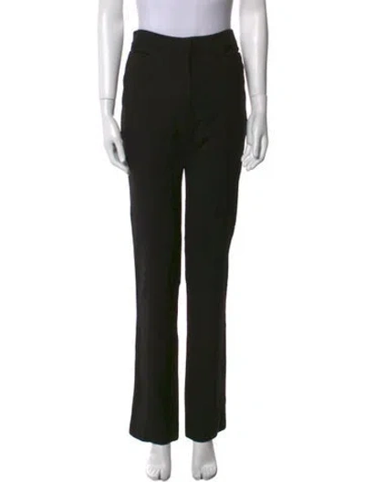 Pre-owned Totême Straight Leg Pants In Black