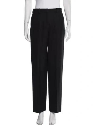 Pre-owned Totême Straight Leg Pants In Black