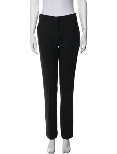 Pre-owned Totême Straight Leg Pants In Black