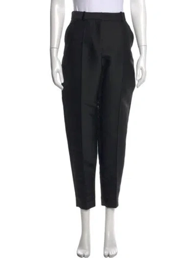 Pre-owned Totême Straight Leg Pants In Black