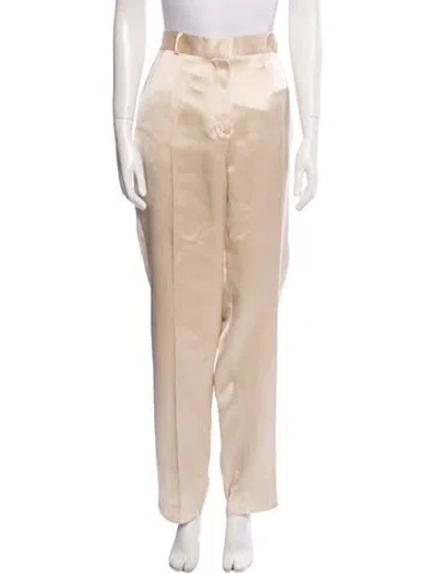 Pre-owned Totême Straight Leg Pants In Neutral