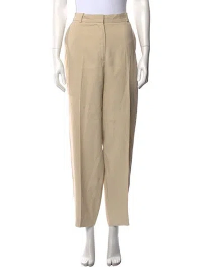 Pre-owned Totême Straight Leg Pants In Neutral