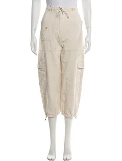 Pre-owned Totême Straight Leg Pants In Neutral