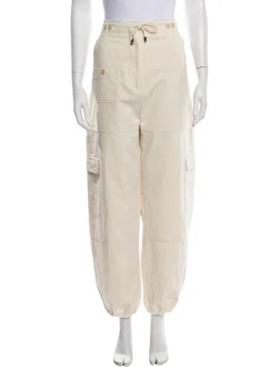 Pre-owned Totême Straight Leg Pants In Neutral