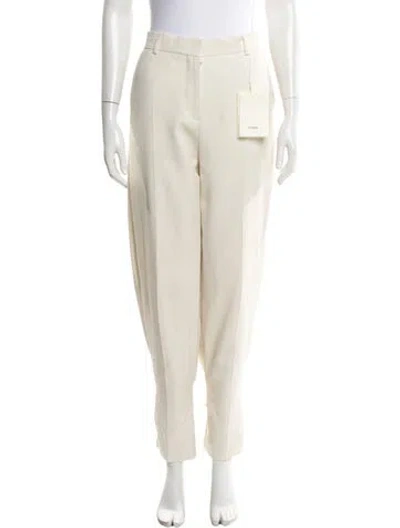 Pre-owned Totême Straight Leg Pants In Neutral