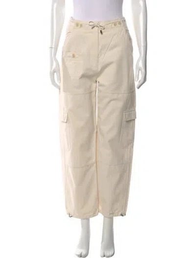 Pre-owned Totême Straight Leg Pants In Neutral