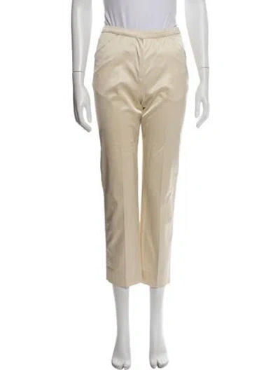 Pre-owned Totême Straight Leg Pants In Neutral